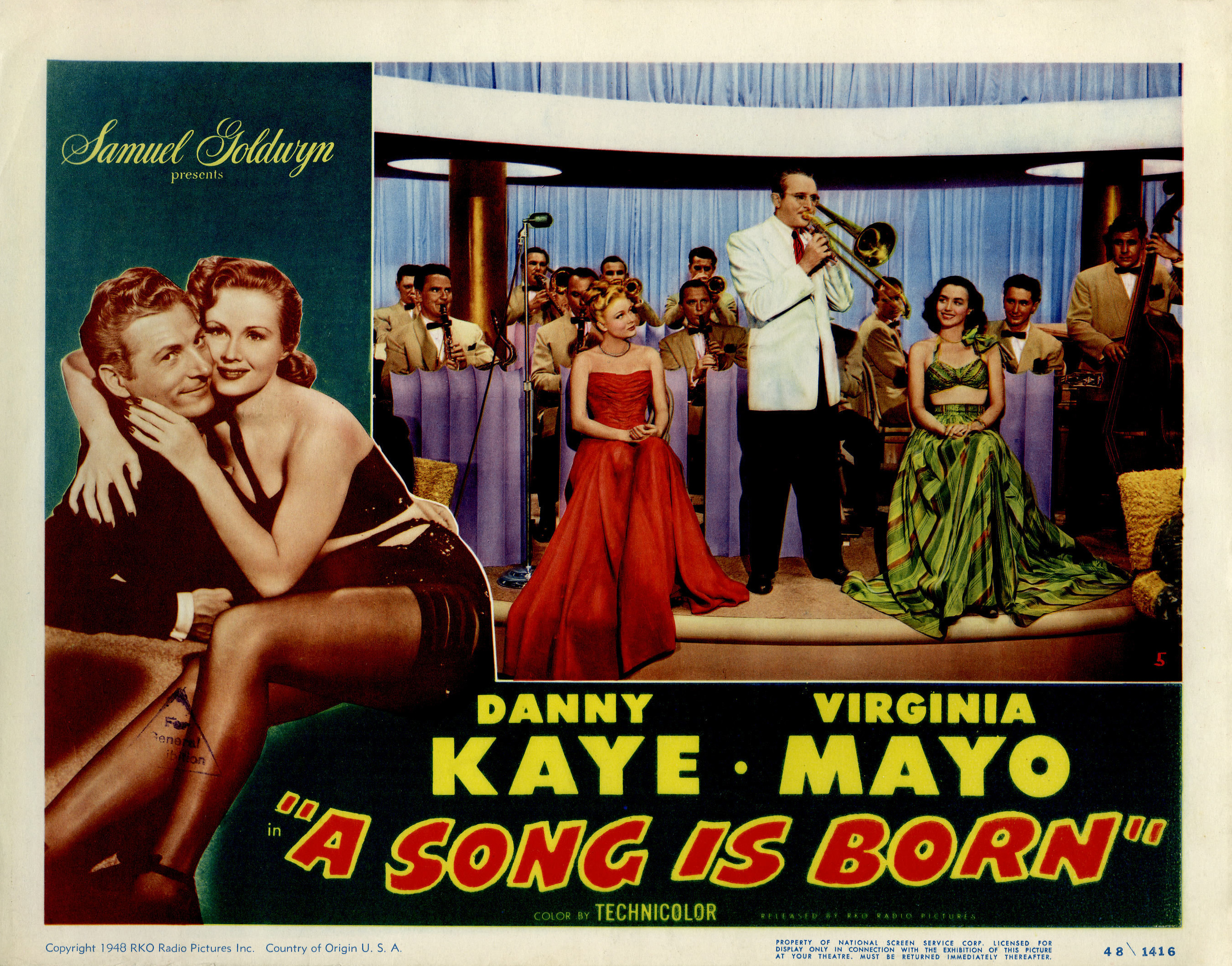 Danny Kaye and Virginia Mayo in A Song Is Born 1948